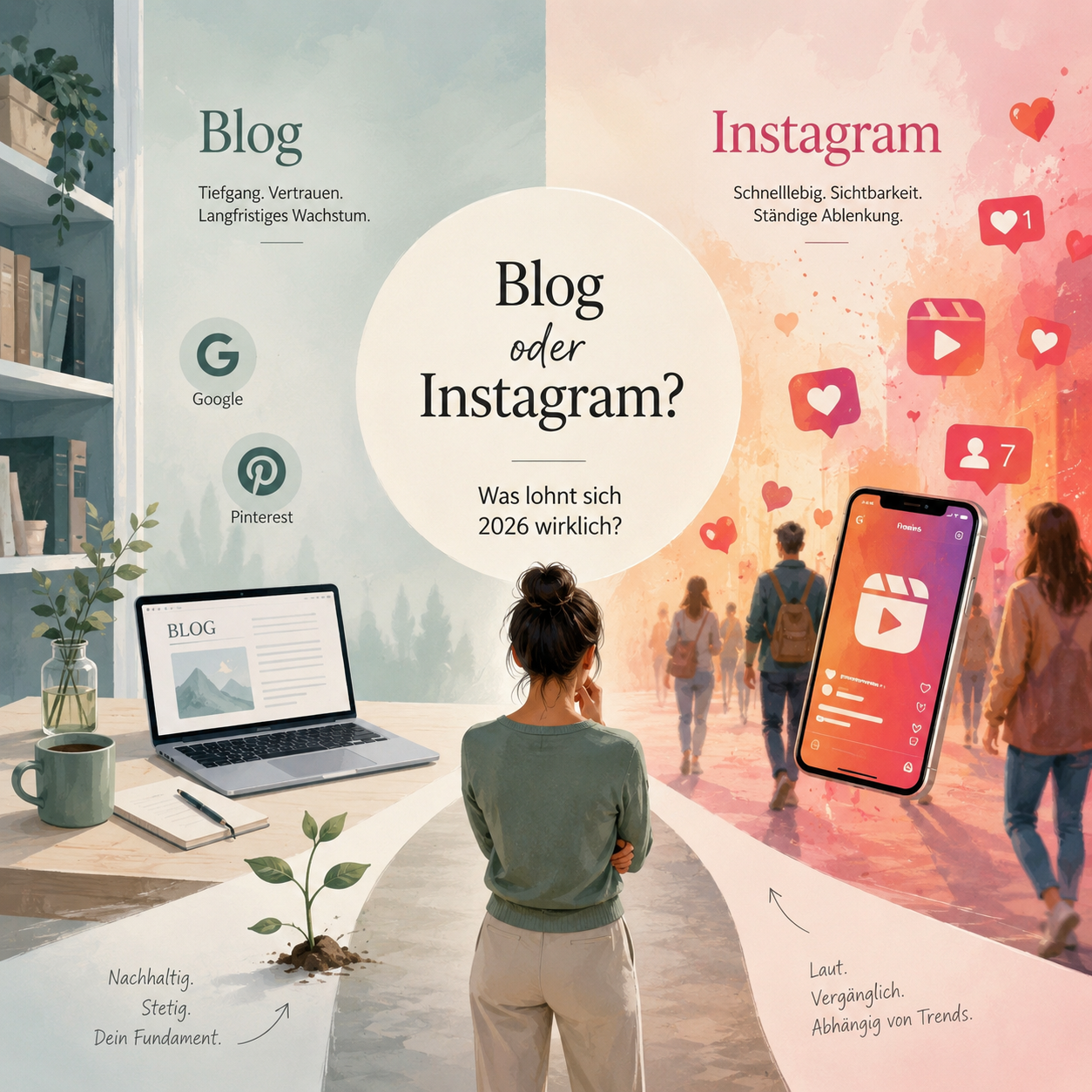 Bloggen oder Instagram?