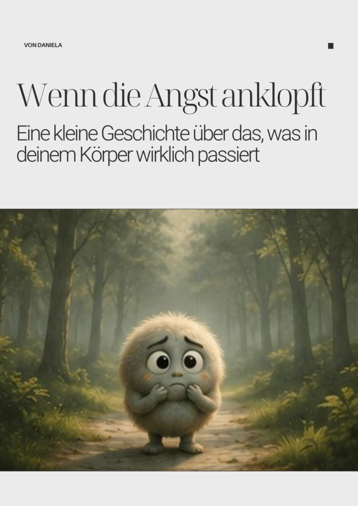 Titelbild über Minibuch wenn die angst anklopft